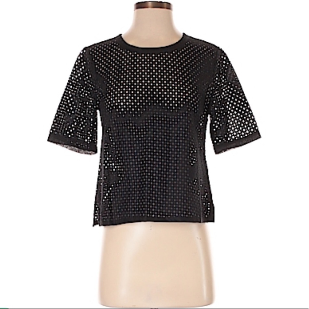 Banana Republic Top Black Size XS Sheer